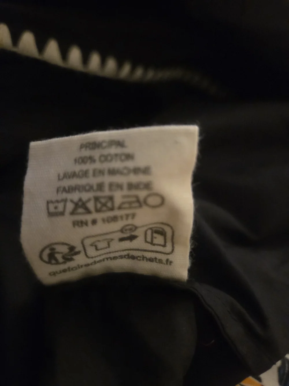 Ulla Johnson Black Blouse with White Trim